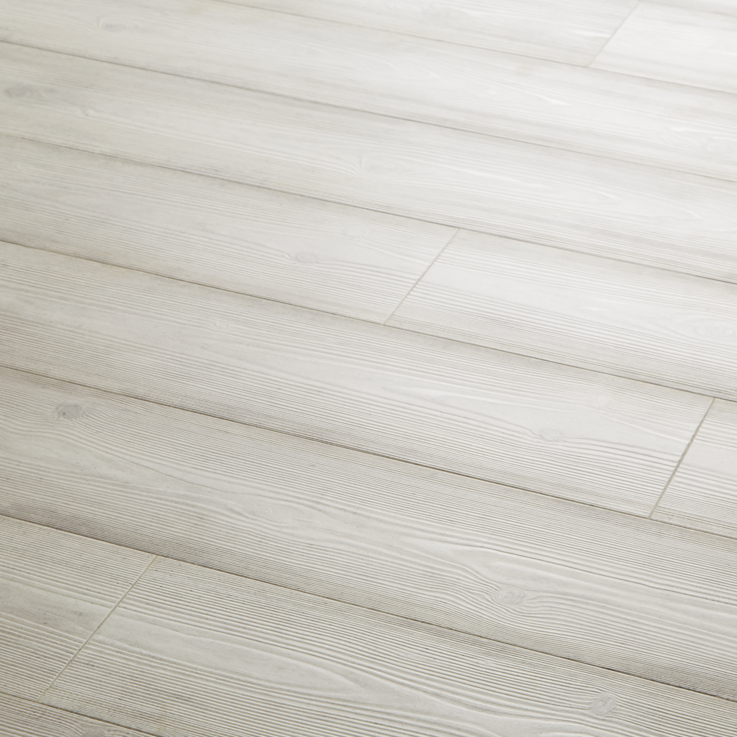 Impressive Concrete Wood Light Grey Laminate | Carpetright
