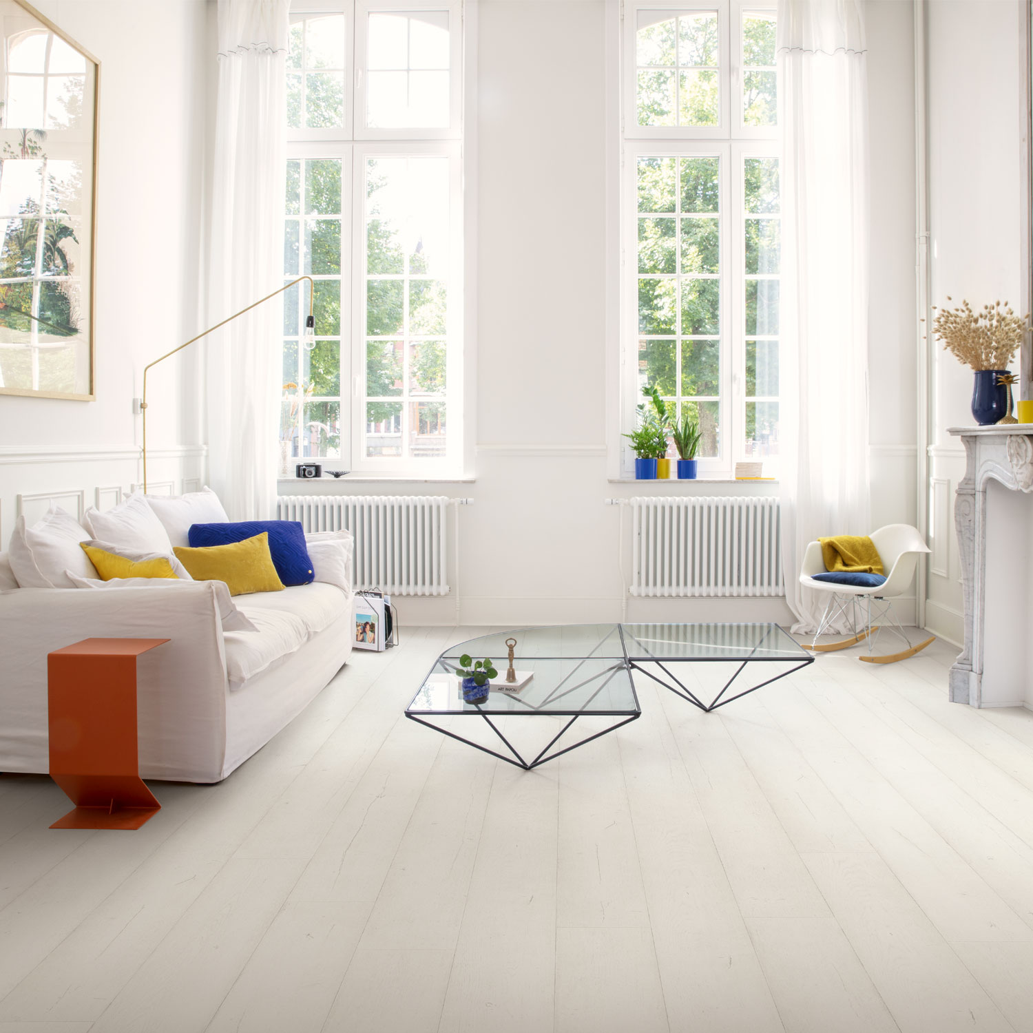 Quick Step Capture 4753 Painted Oak, Can You Paint Laminate Flooring White
