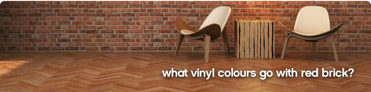 What Vinyl Colours Go With Red Brick, Red Brick Vinyl Floor Tiles